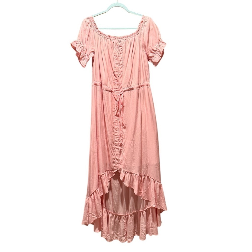 Pink Ruffle Dress - Picture 2 of 9